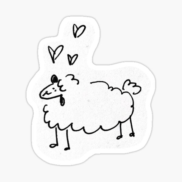 Lovely Sheep Sticker
