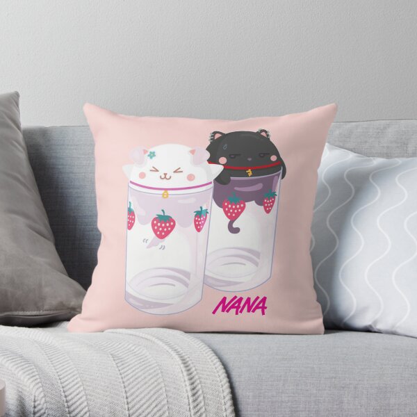 NANA - CUTE NANA & HACHI Throw Pillow