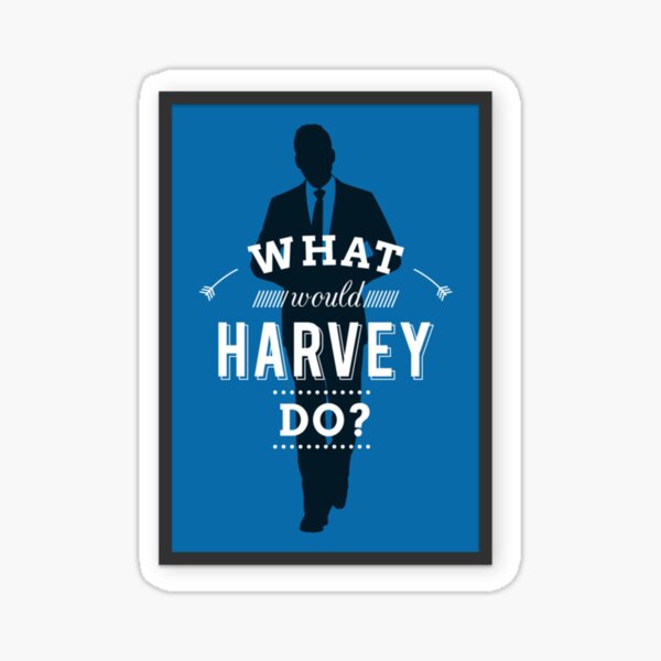 Aperçu de l'œuvre Que ferait Harvey ? Affiche (Suits Harvey Specter) créée et vendue par Vrushal Kapadnis.