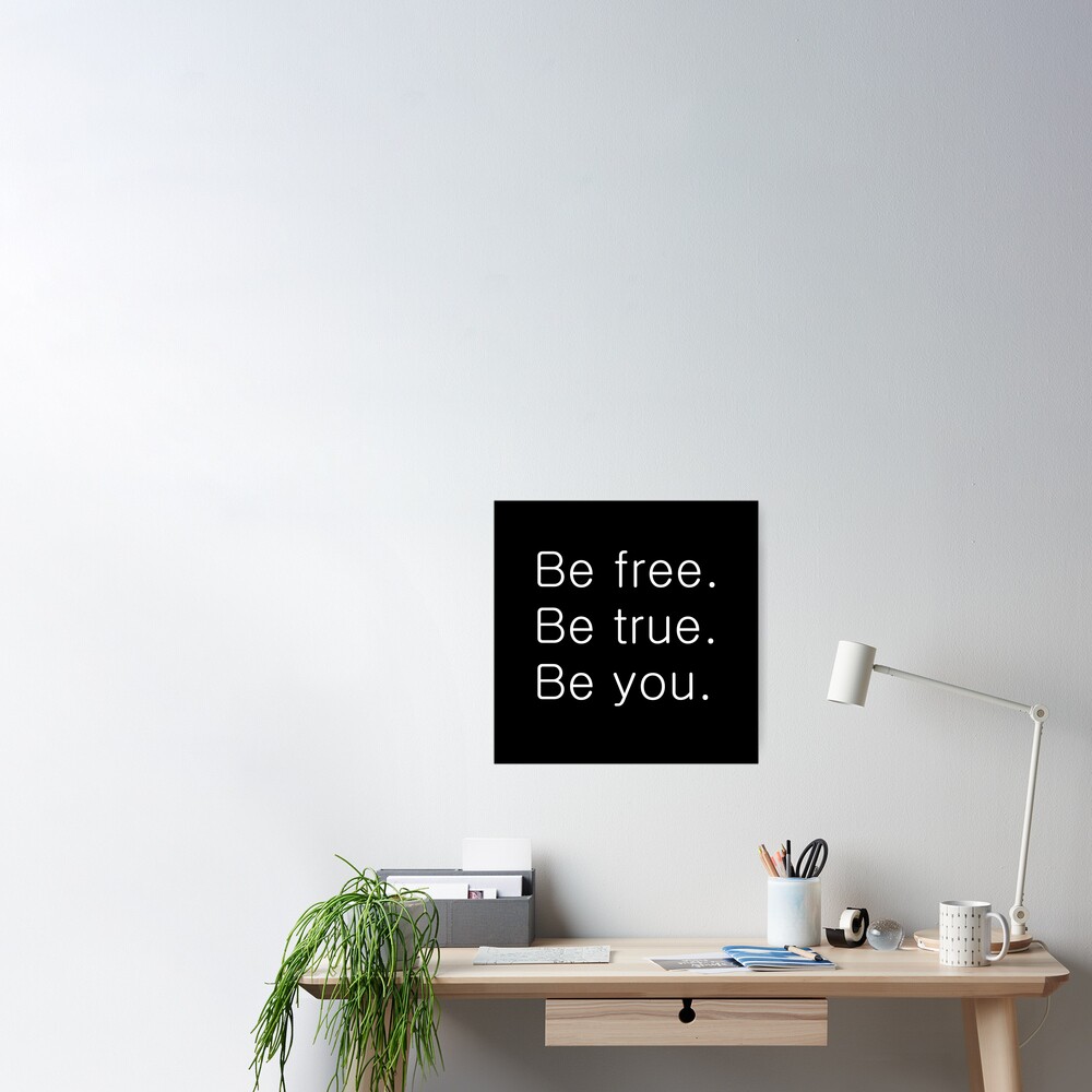 Be free. Be true. Be you. Greeting Card for Sale by emiiemilova