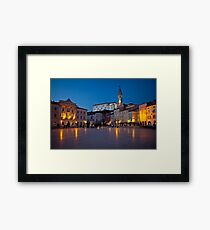 Evening in Piran Framed Print