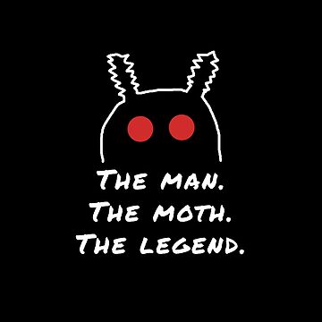 Artwork thumbnail, The Man. The Moth. The Legend. MOTHMAN! by amarajlynn