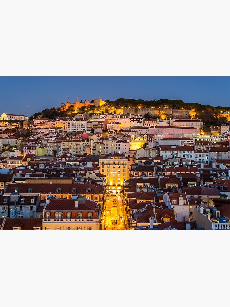 Evening over Lisbon, Portugal by bertbeckers