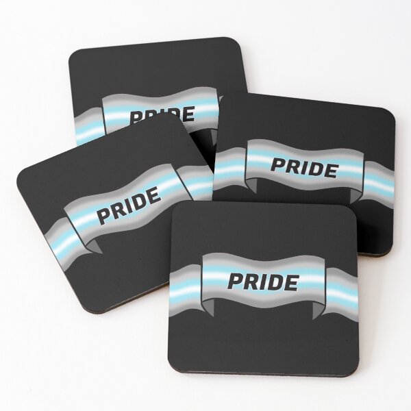 Item preview, demiboy pride banner designed and sold by Spencer Krohne.