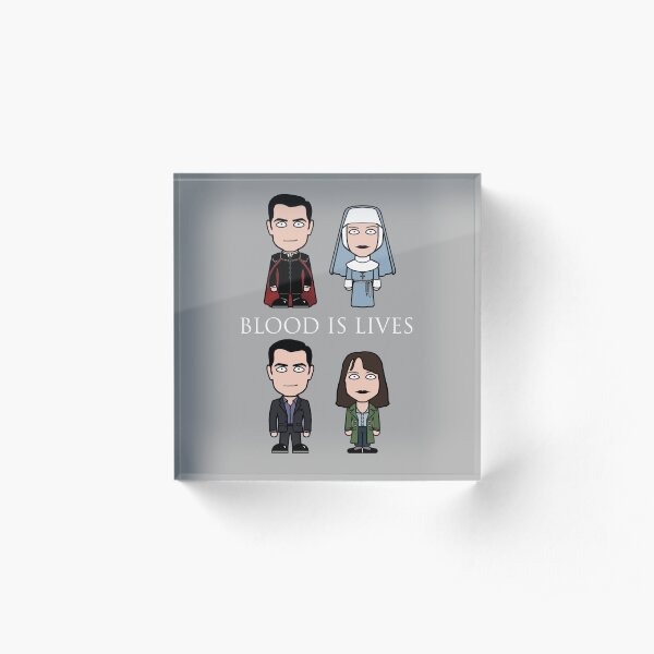 Dracula, Agatha and Zoe Acrylic Block