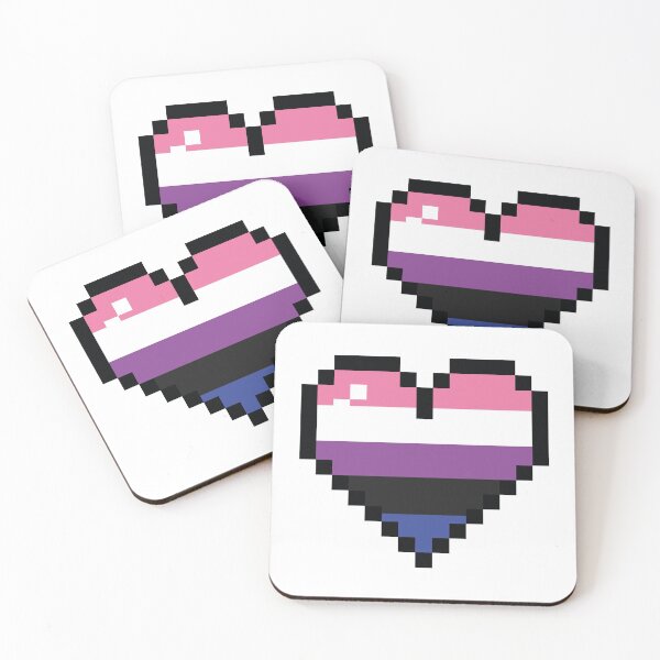 Item preview, Genderfluid heart designed and sold by Mandy-Kuijper.