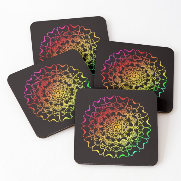 Item preview, rainbow mandala designed and sold by rebmelkon.