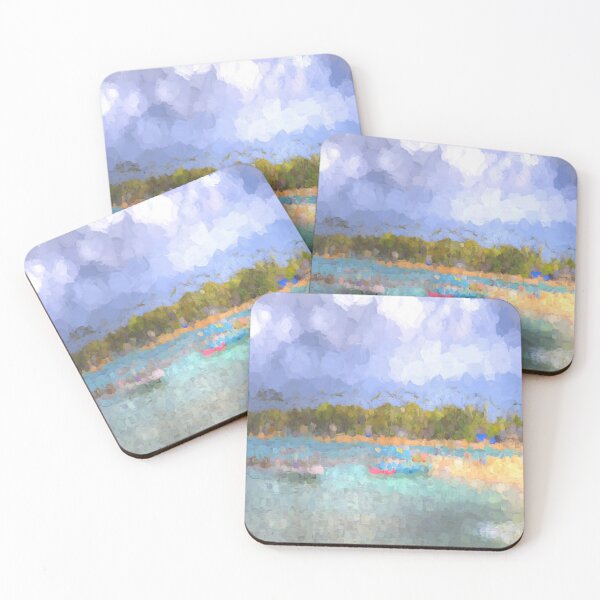 Item preview, Barbados Beach Abstract Art designed and sold by Londonimages.