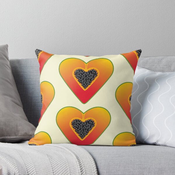 Item preview, Heart Shaped Healthy Fruit Half Papaya sticker designed and sold by tandaleah.