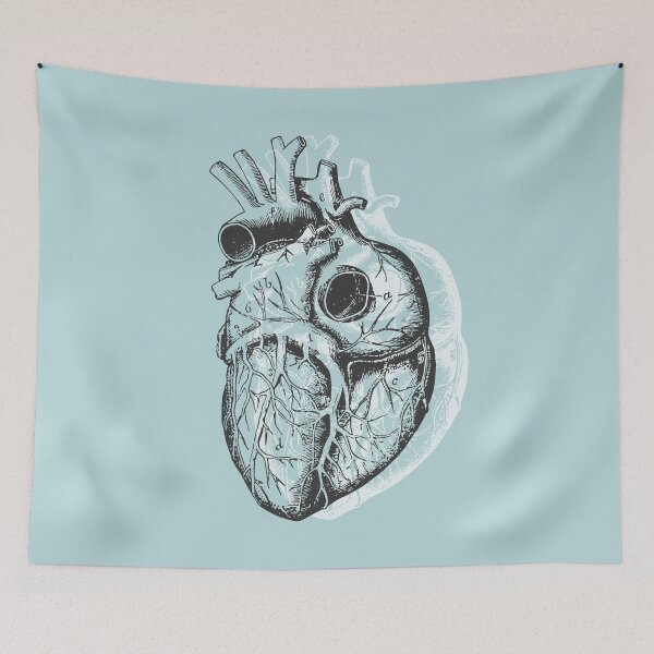 Item preview, Anatomical Heart • Pastel Blue • Pastel Goth designed and sold by Rike Mayer.