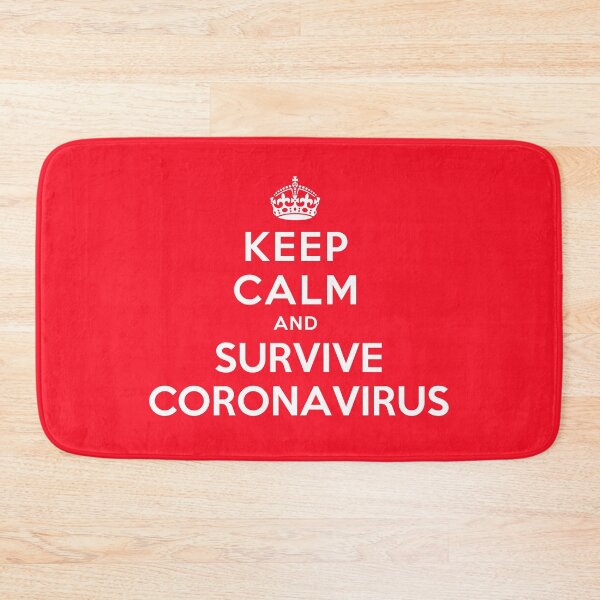 Item preview, KEEP CALM AND SURVIVE CORONAVIRUS designed and sold by christopper.