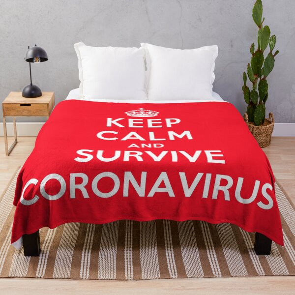 Item preview, KEEP CALM AND SURVIVE CORONAVIRUS designed and sold by christopper.