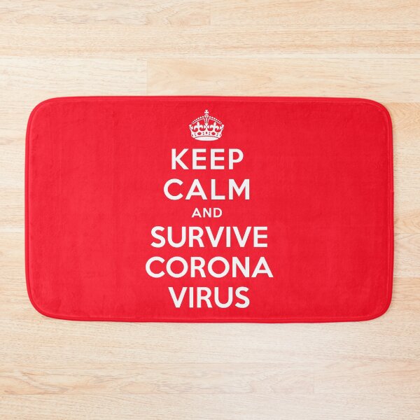 Item preview, KEEP CALM AND SURVIVE CORONAVIRUS designed and sold by christopper.