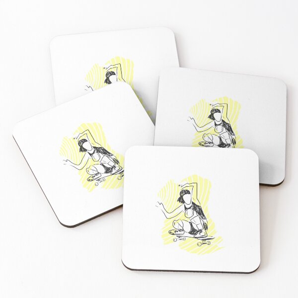 Item preview, Skateboarding - minimalist design sport skate  designed and sold by Tropical Blood.