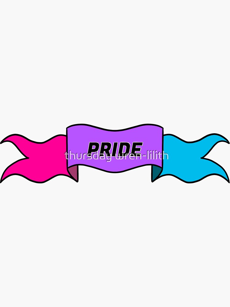 Androgynous Pride Banner Sticker By Toastywaffl3z Redbubble 3318