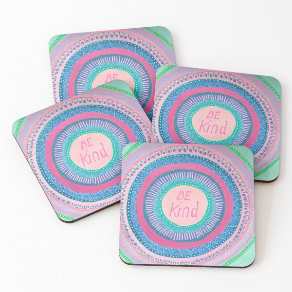 Item preview, Be Kind/  Positive Vibes Mandala designed and sold by MyCraftyNell.