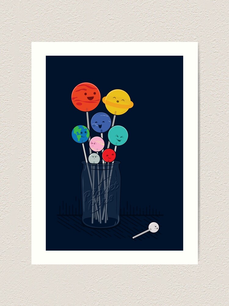 Alternate view of Planet Pops Art Print