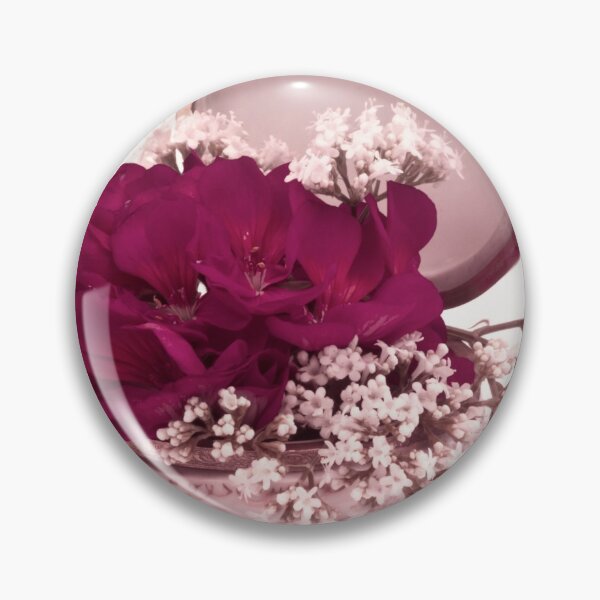 Item preview, Happy Birthday Card - Pink Geranium In Vintage Dish  designed and sold by Sandra Foster.
