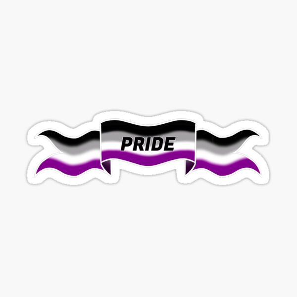 Asexual Pride Banner Sticker For Sale By Toastywaffl3z Redbubble 5721