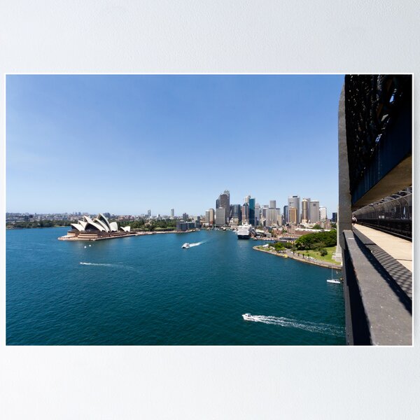 Artikelvorschau, Sydney Harbour & Opera House From Sydney Harbour Bridge entworfen und verkauft von Russell Charters.