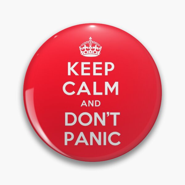 Item preview, KEEP CALM AND DON'T PANIC designed and sold by christopper.