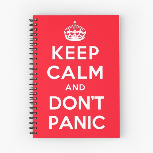 Item preview, KEEP CALM AND DON'T PANIC designed and sold by christopper.