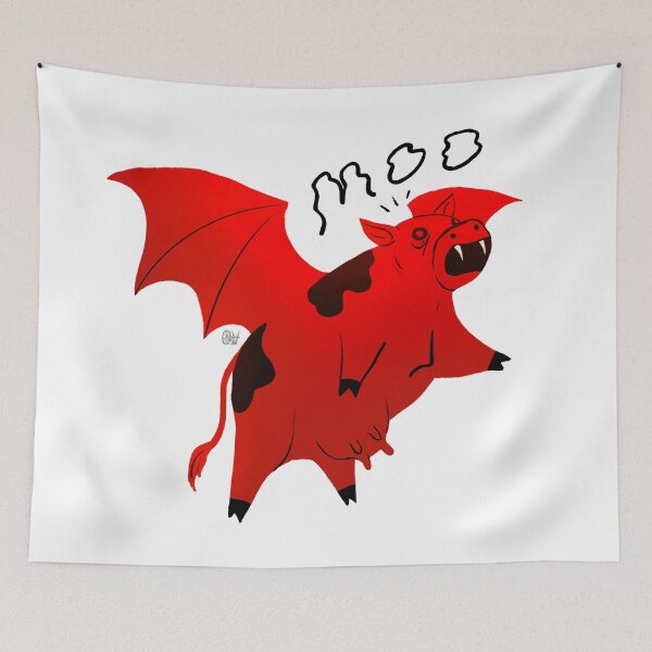 Aperçu de l'œuvre Vampire Cow créée et vendue par ovfanart.