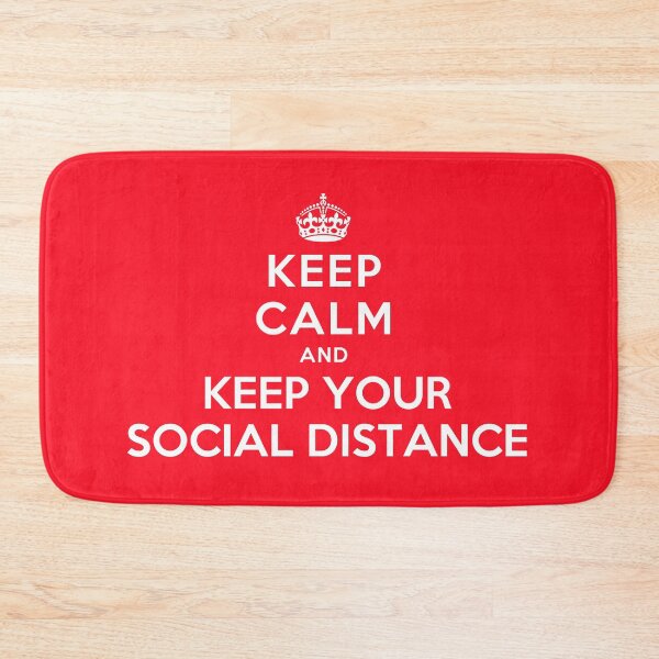 Item preview, KEEP CALM AND KEEP YOUR SOCIAL DISTANCE designed and sold by christopper.
