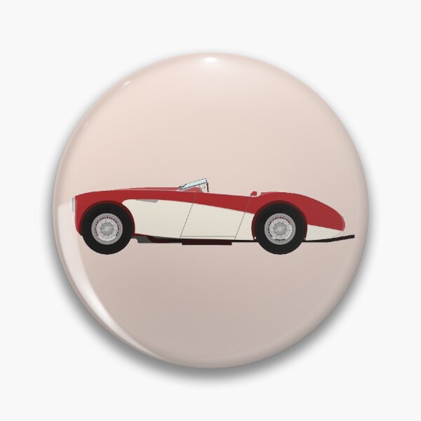 Item preview, Austin Healey 100/4 Sports Classic Car (Red & Cream) with windscreen folded down designed and sold by JHMimaging.