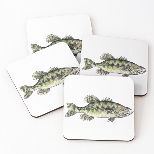 Item preview, Largemouth Bass Fisherman Art designed and sold by Michelebuttons.