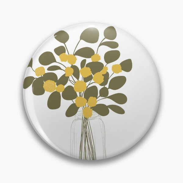 Item preview, Yellow Flowers in Vase designed and sold by wordaesthetic.