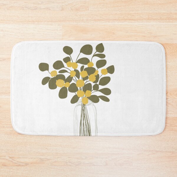 Item preview, Yellow Flowers in Vase designed and sold by wordaesthetic.