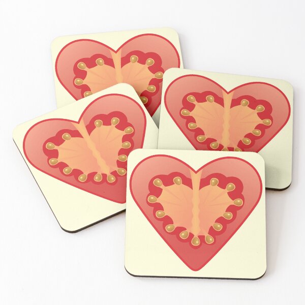 Item preview, Heart Shaped Healthy Fruit Half Tomato sticker designed and sold by tandaleah.