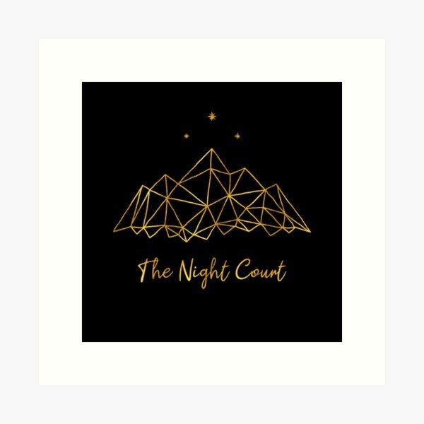 Item preview, The night court - gold on black designed and sold by Ranp.
