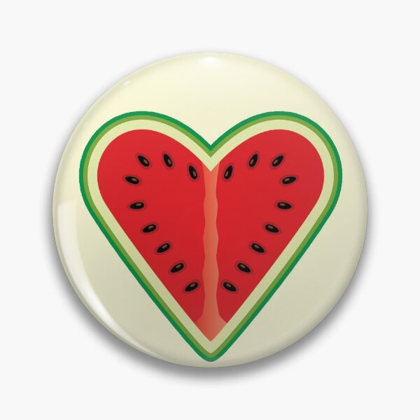 Item preview, Heart Shaped Healthy Fruit Half Watermelon sticker designed and sold by tandaleah.