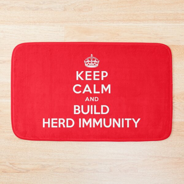 Item preview, KEEP CALM AND BUILD HERD IMMUNITY designed and sold by christopper.