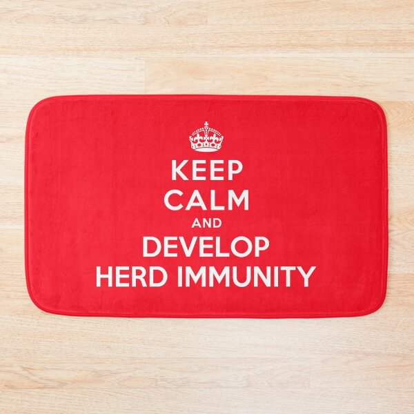 Item preview, KEEP CALM AND DEVELOP HERD IMMUNITY designed and sold by christopper.