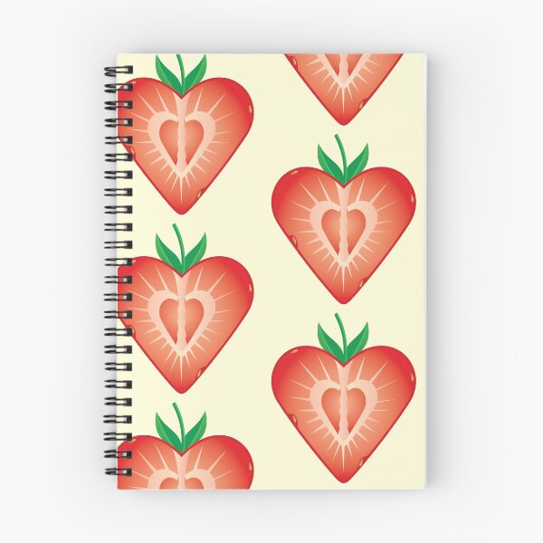 Item preview, Heart Shaped Healthy Fruit Half Strawberry sticker designed and sold by tandaleah.