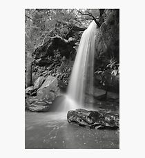 Girrakool Waterfall In Black & White Photographic Print