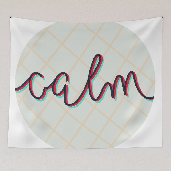 Item preview, Calm 3D text  designed and sold by Tristen Swinney.