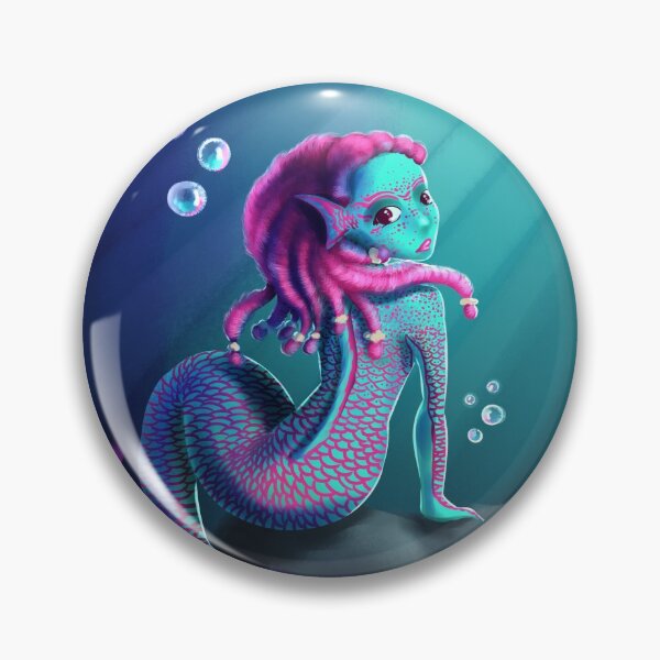 Item preview, Parrotfish mermay designed and sold by DigitalCloud.