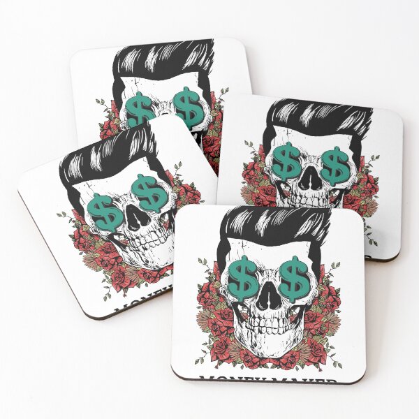 Item preview, Money Maker Skull designed and sold by Laurelbdesigns.