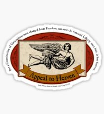 Appeal to Heaven - John Adams Quote Sticker