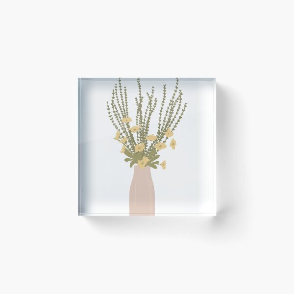 Item preview, Flowers in Pink Vase designed and sold by wordaesthetic.