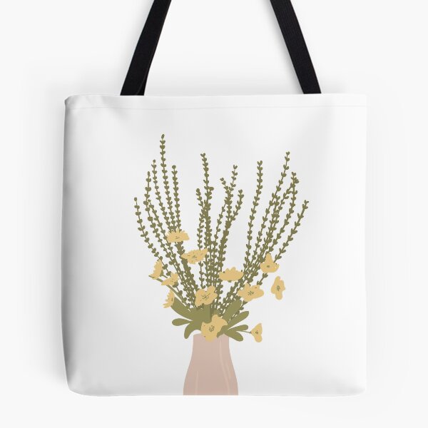 Item preview, Flowers in Pink Vase designed and sold by wordaesthetic.