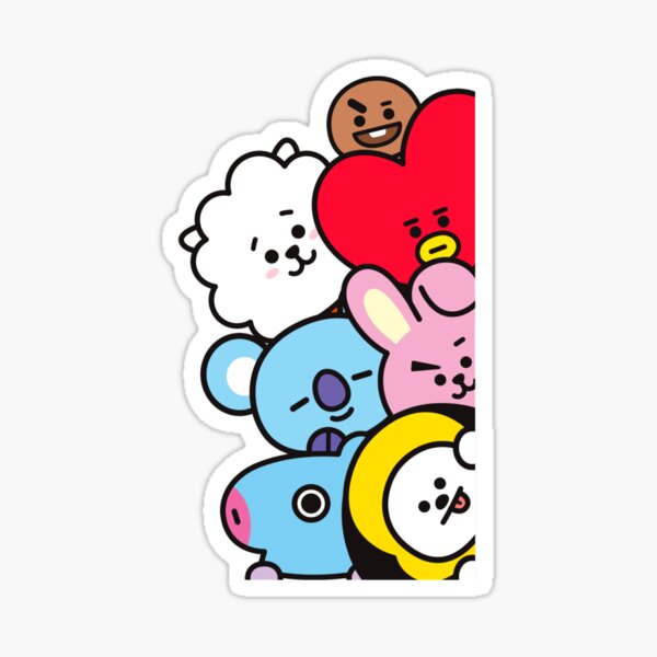 BT21 Pegatina