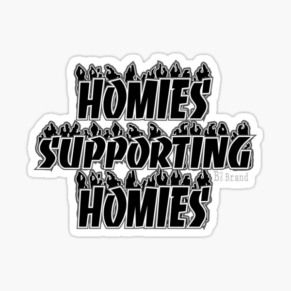 set of 3 black & white stickers Hey Homies  Hoppin Hydros Locsters Stickers 