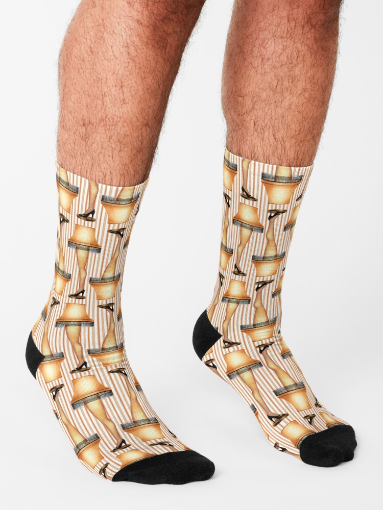 Alternate view of FRAGILE Leg Lamp from A Christmas Story Socks