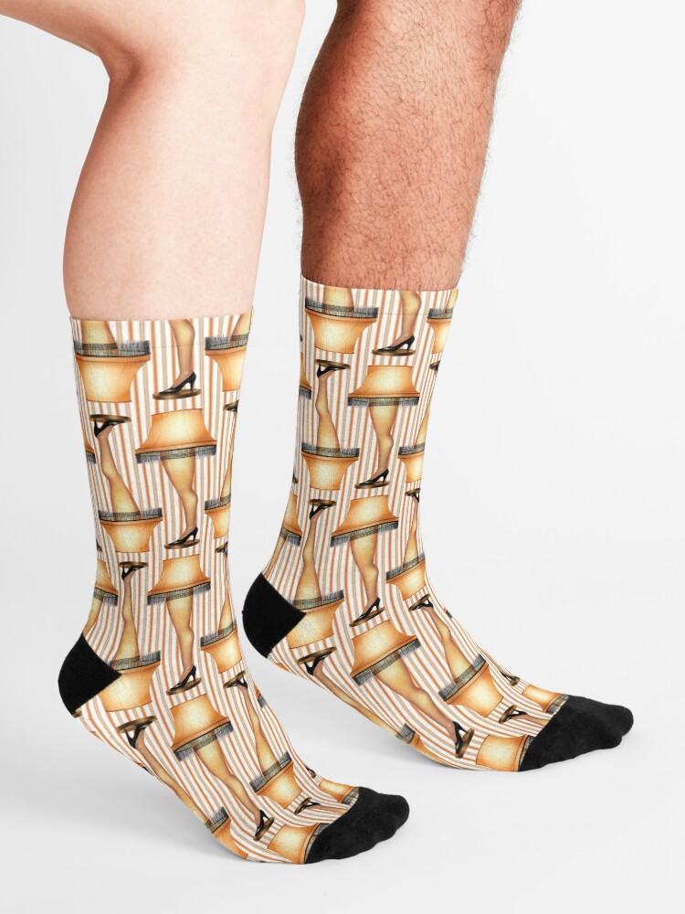 Alternate view of FRAGILE Leg Lamp from A Christmas Story Socks