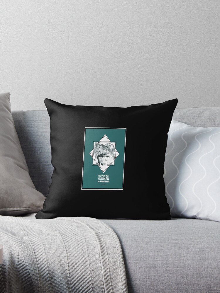 Thumbnail 1 of 4, Pillow, Sun Man Diamond collection designed and sold by Maboneng.